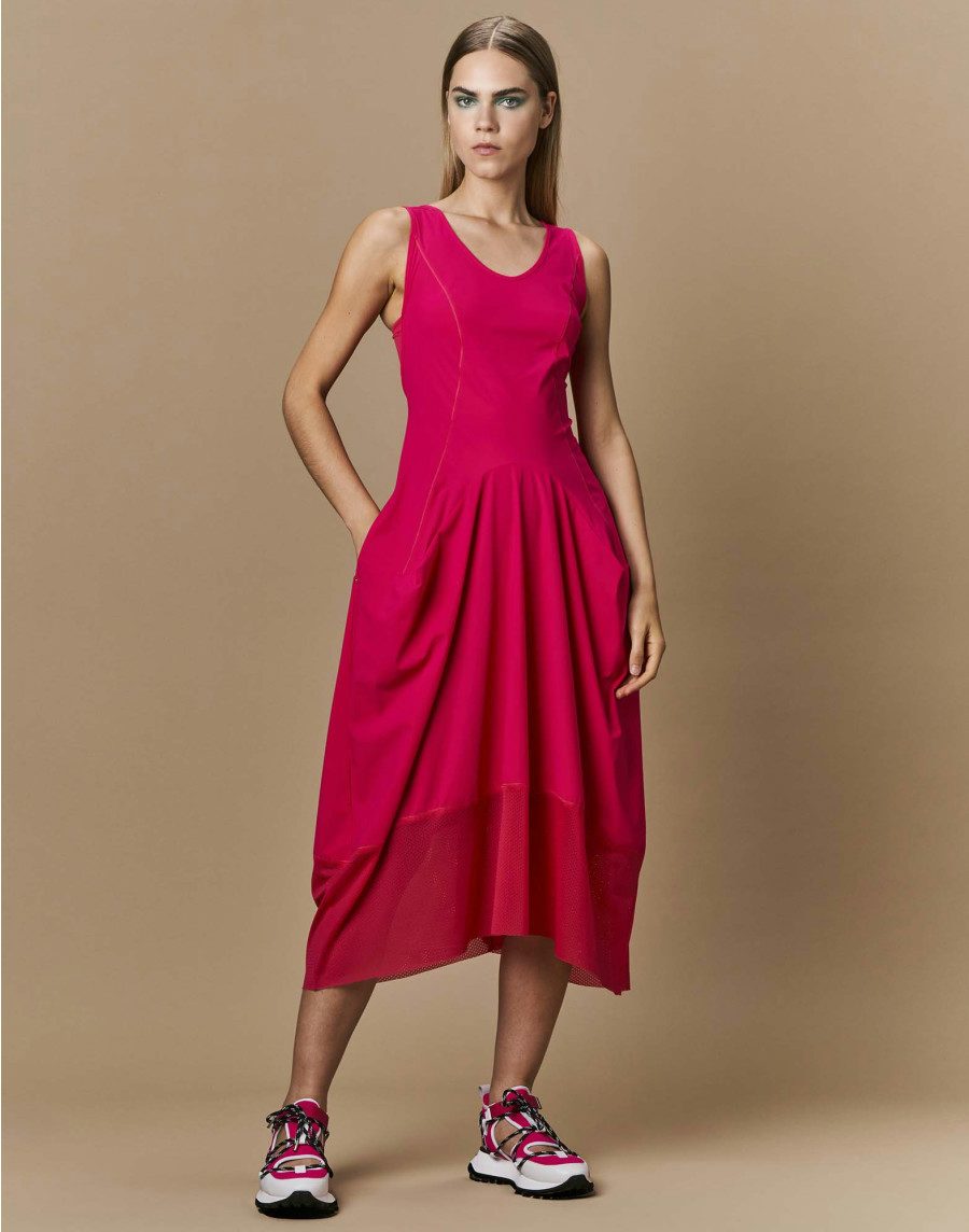 Dress with racing shoulder straps "Forfeit"