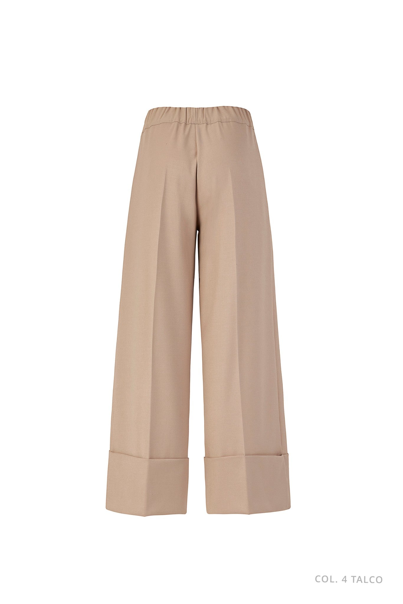 Cropped Flannel Trousers