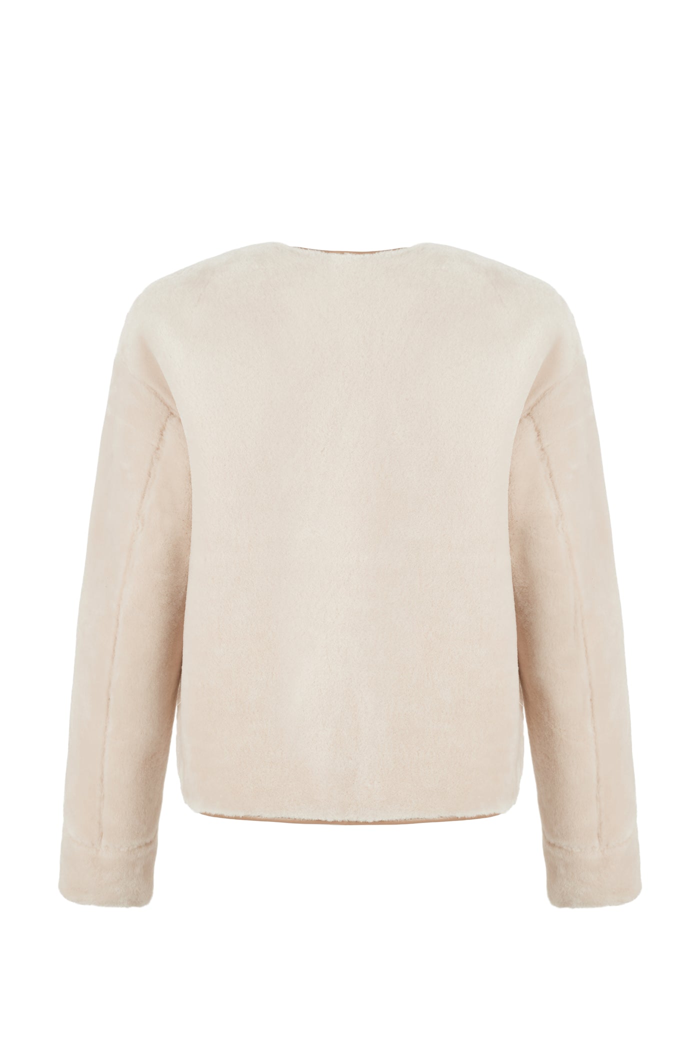 Reversible Faux Shearling Jacket in natural