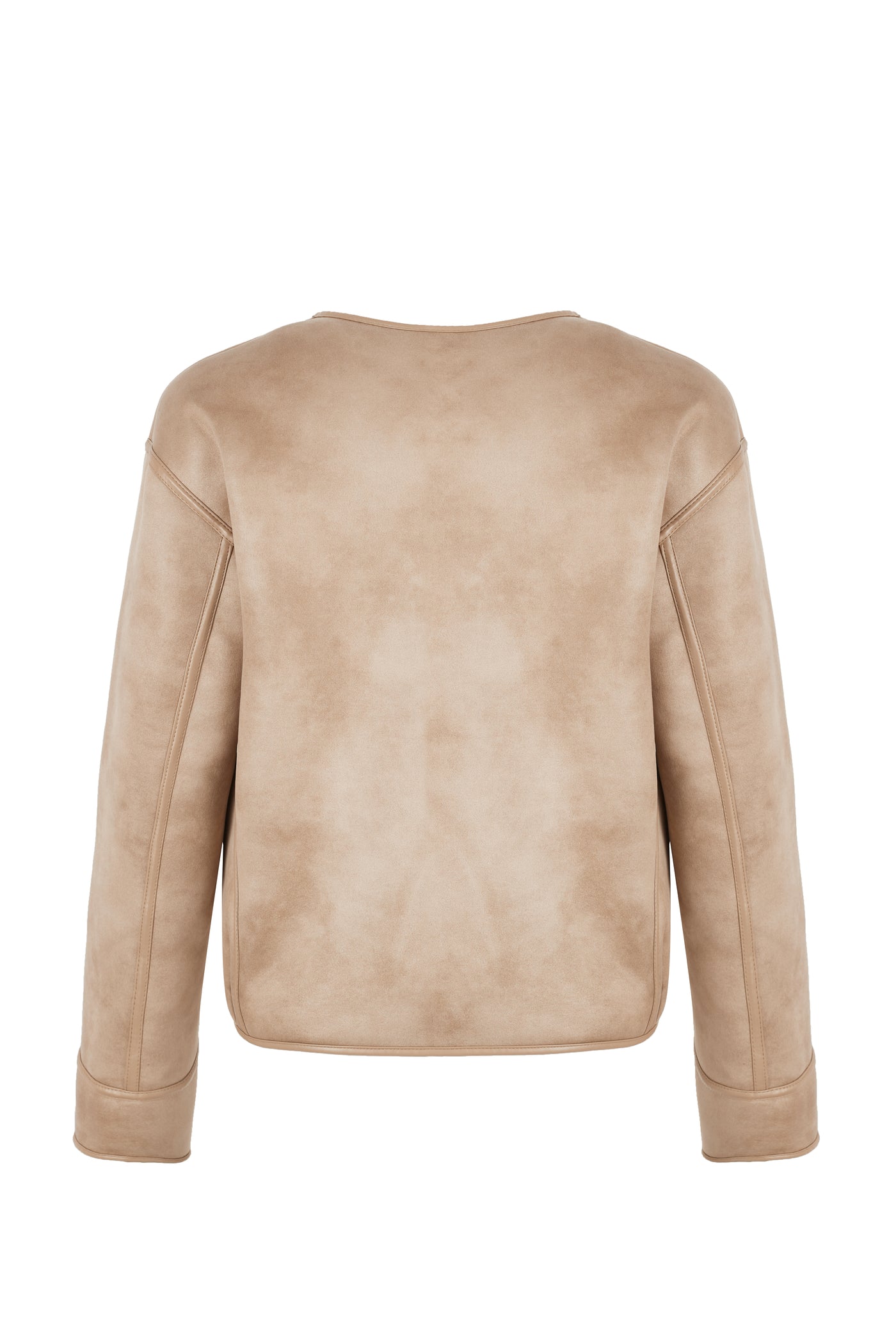 Reversible Faux Shearling Jacket in natural