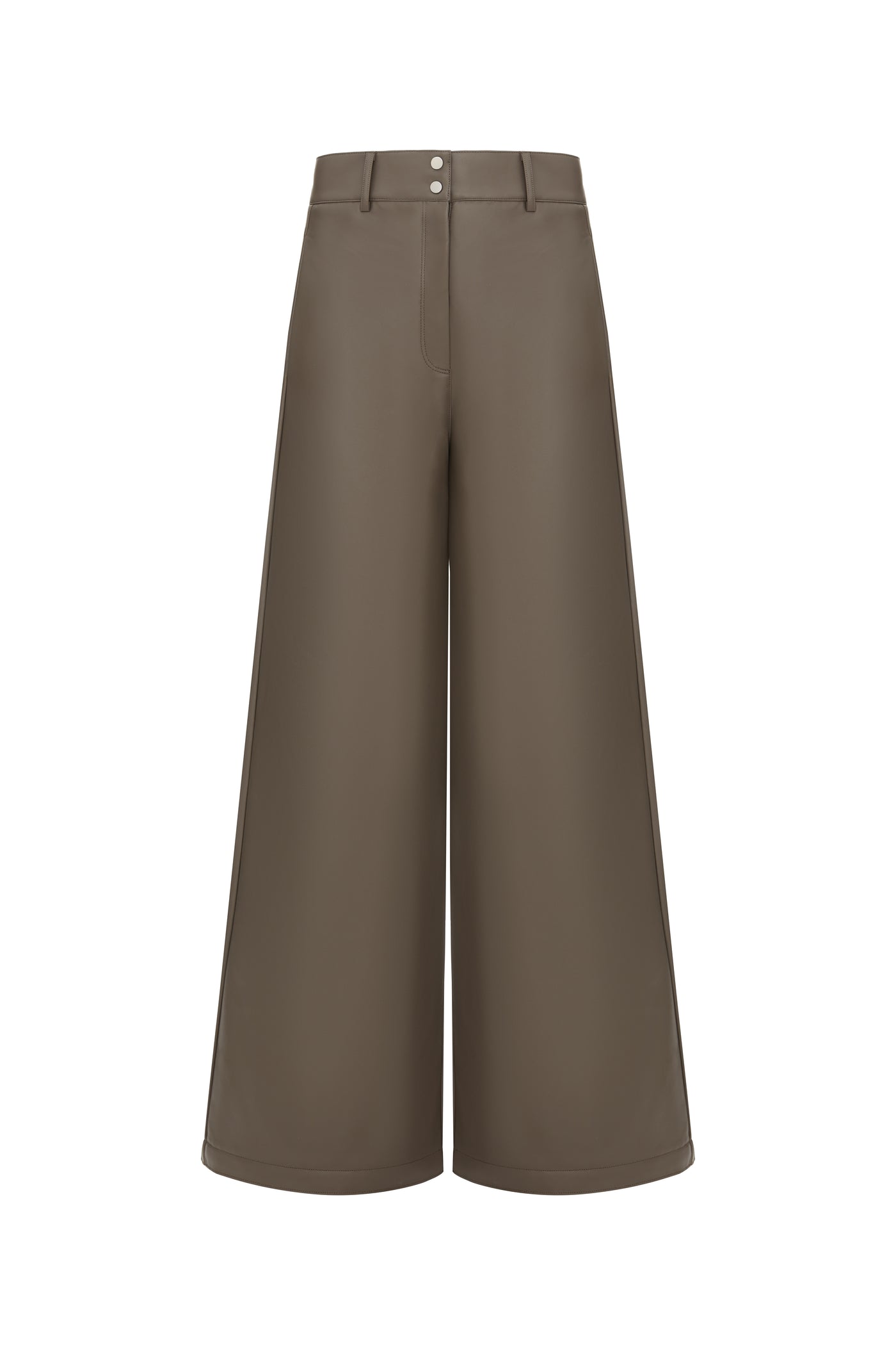 Vegan Wide-Leg Trousers