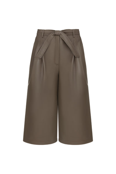 Vegan Leather Culottes