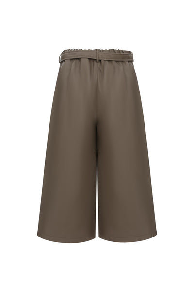 Vegan Leather Culottes