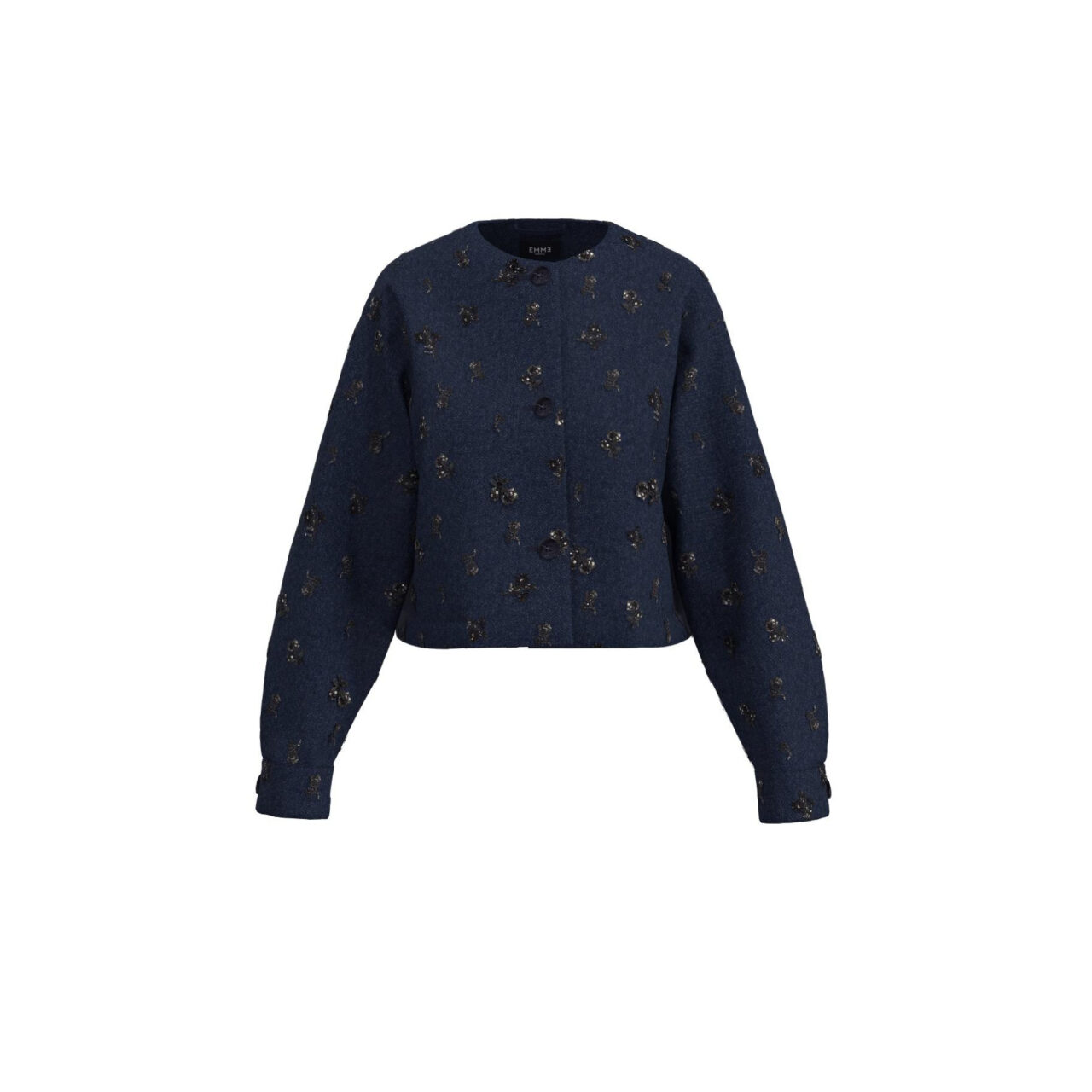 Jacket with Embroidered Detail