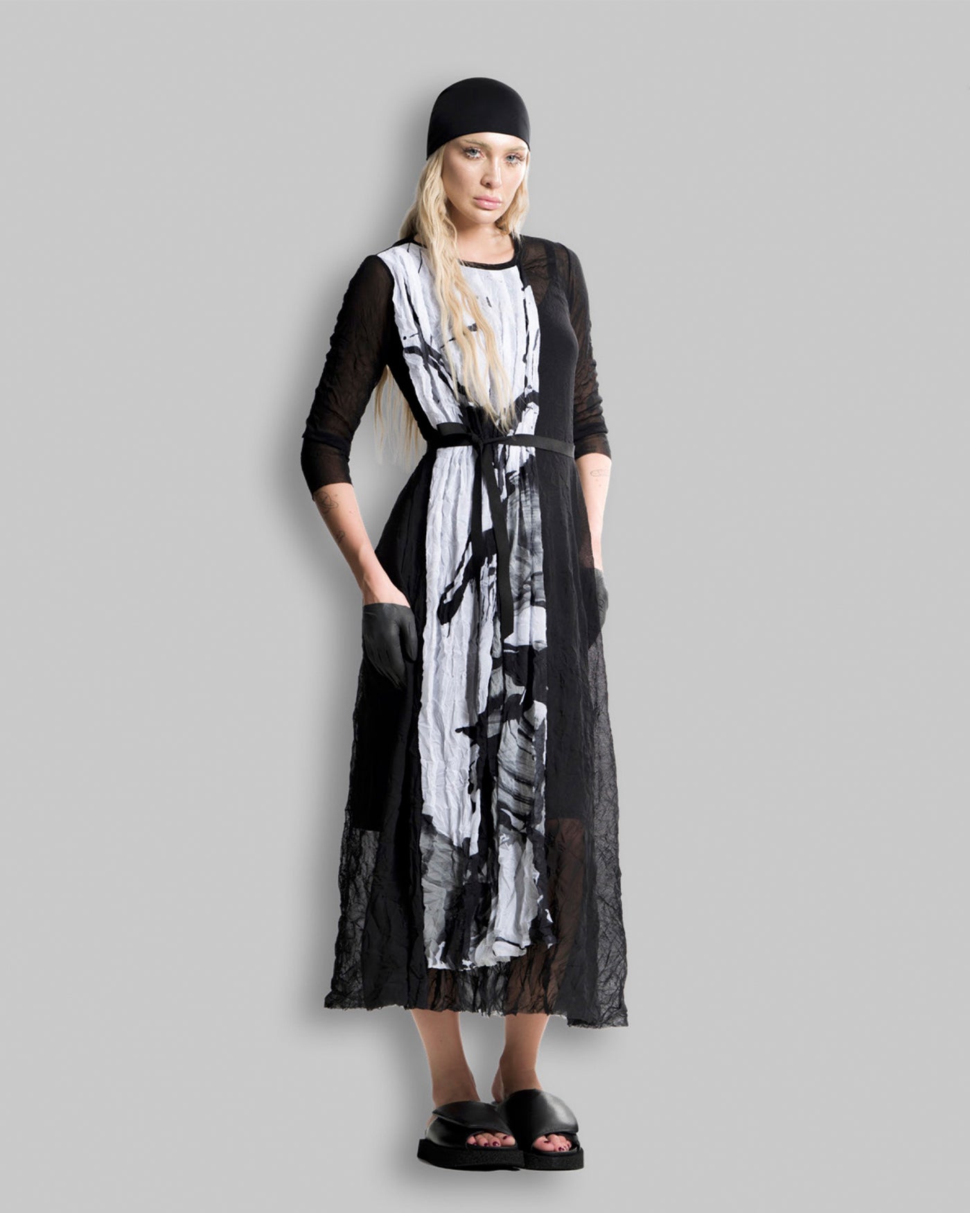 Printed Midi Dress "ELIZ"