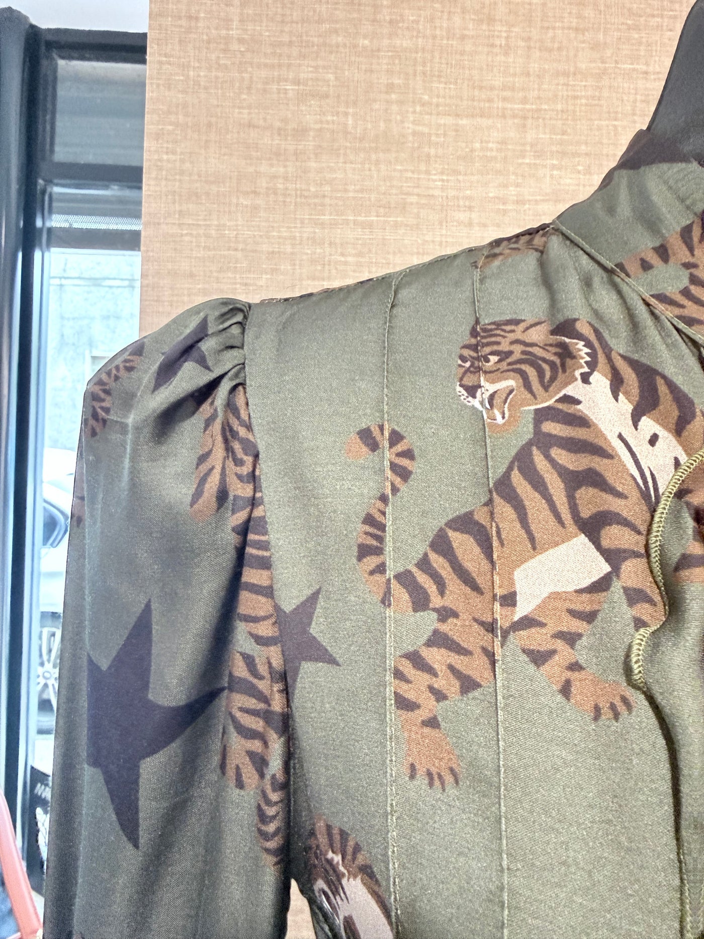 Tiger Print Maxi Dress