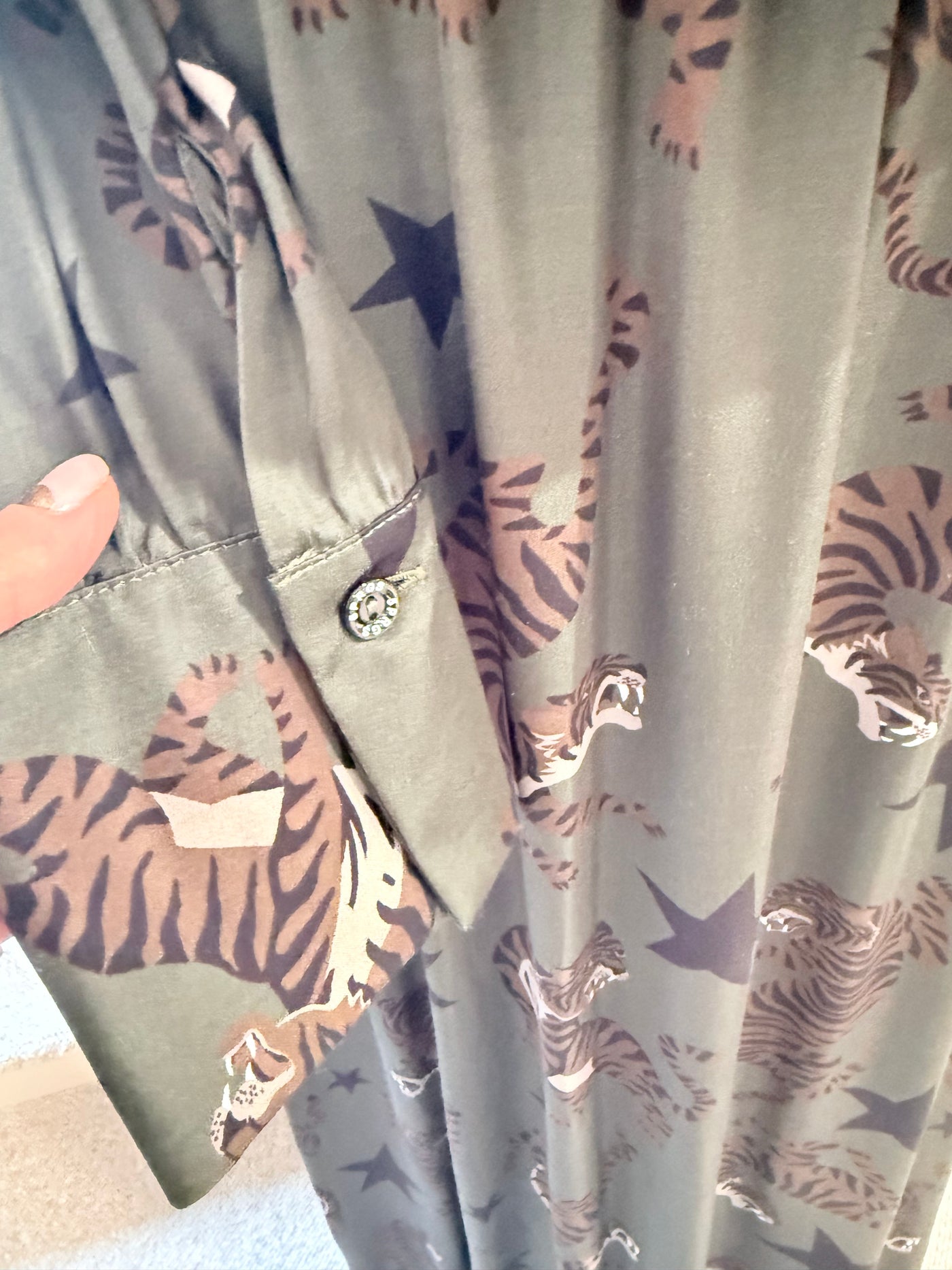 Tiger Print Maxi Dress