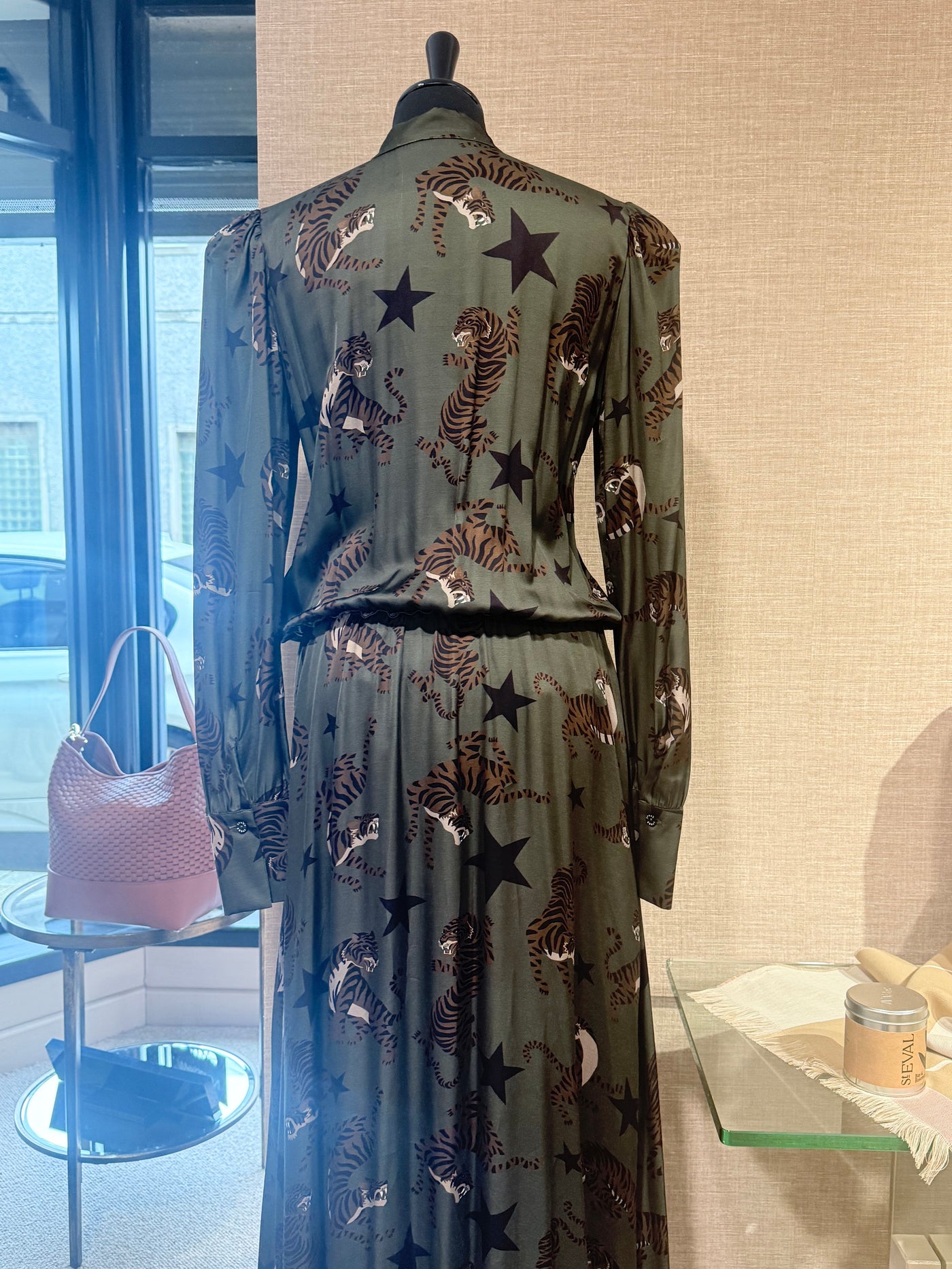 Tiger Print Maxi Dress