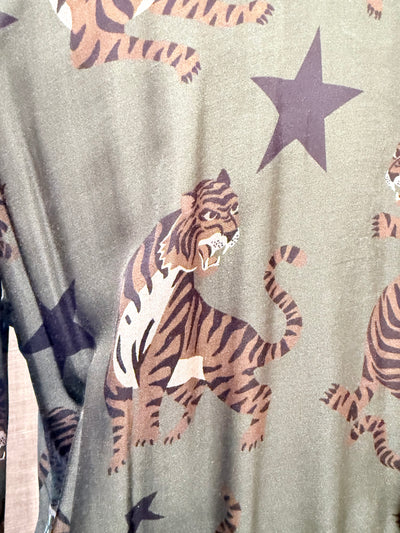 Tiger Print Maxi Dress