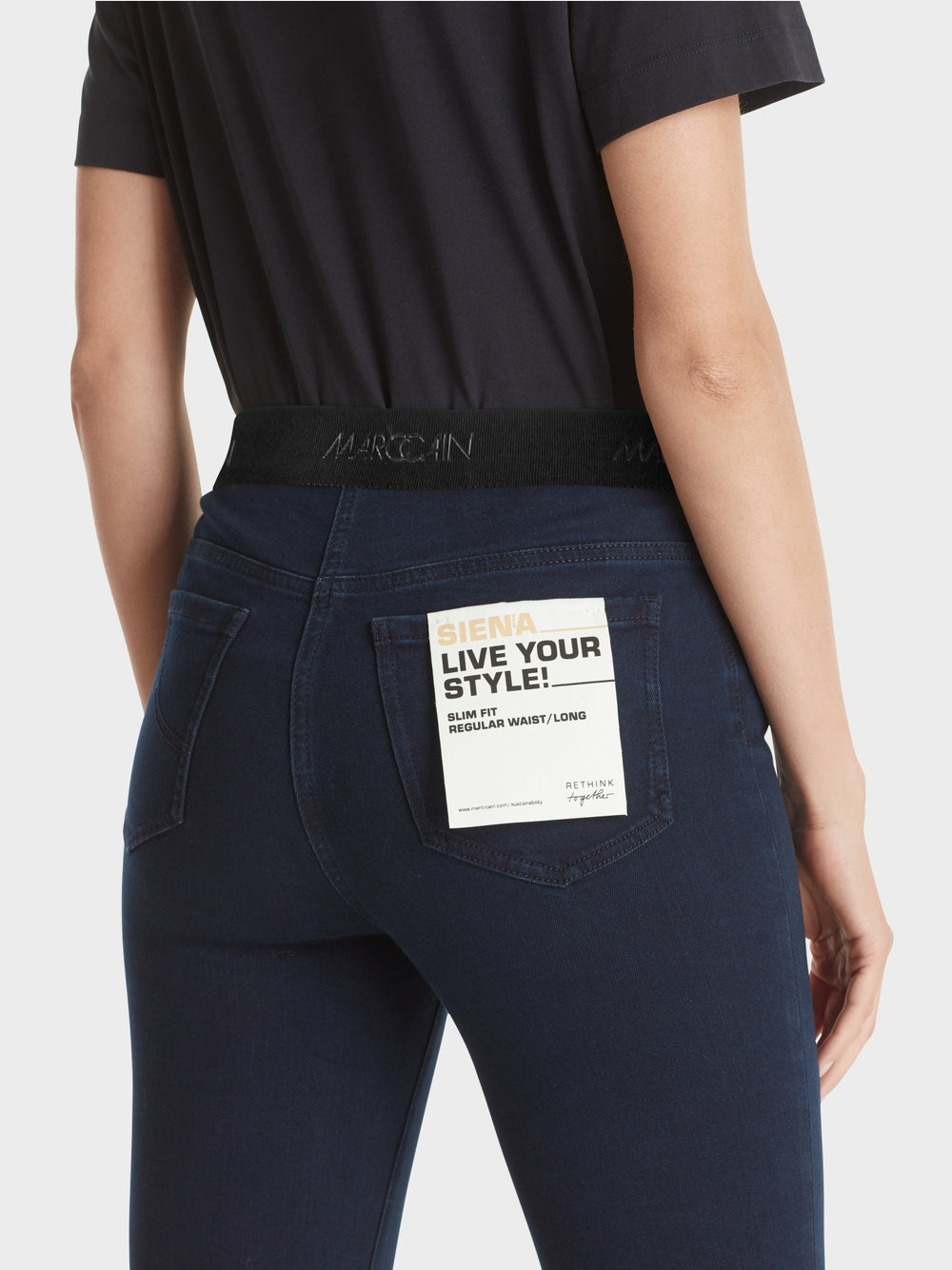 Elasticated waistband  jeans SIENA