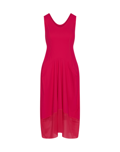 Dress with racing shoulder straps "Forfeit"