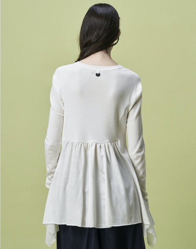 Jersey knitted tunic "TOPSY-TURVY"