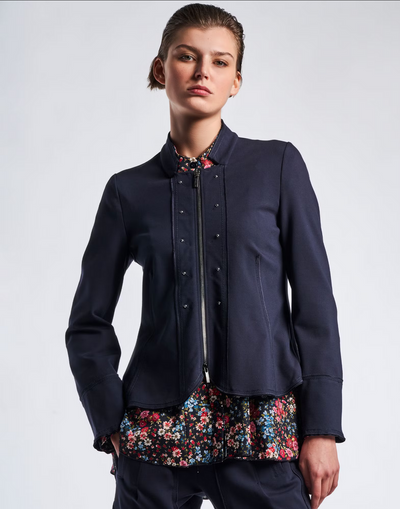 Navy cardigan-jacket