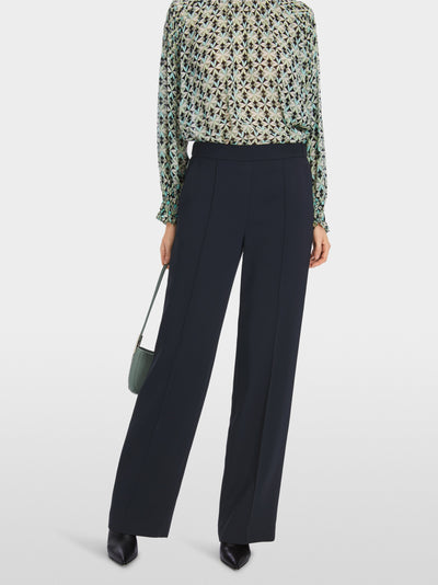 Wide leg flowing trousers