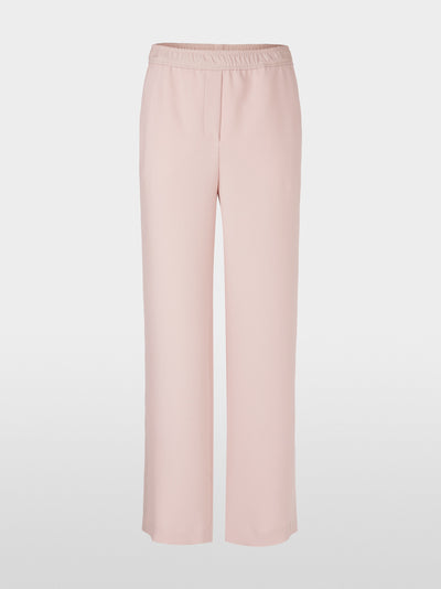 Slip-on high waisted trousers