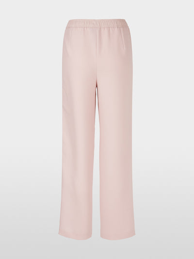 Slip-on high waisted trousers