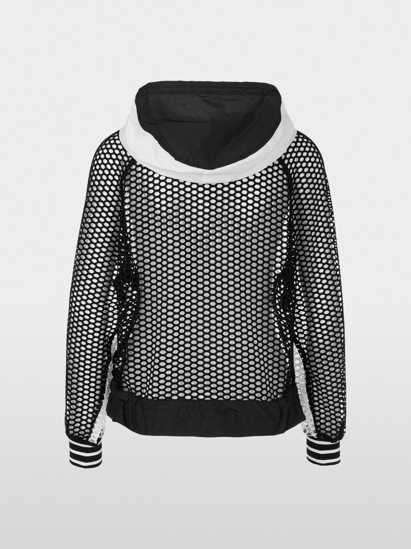 Sporty sweatshirt in mesh