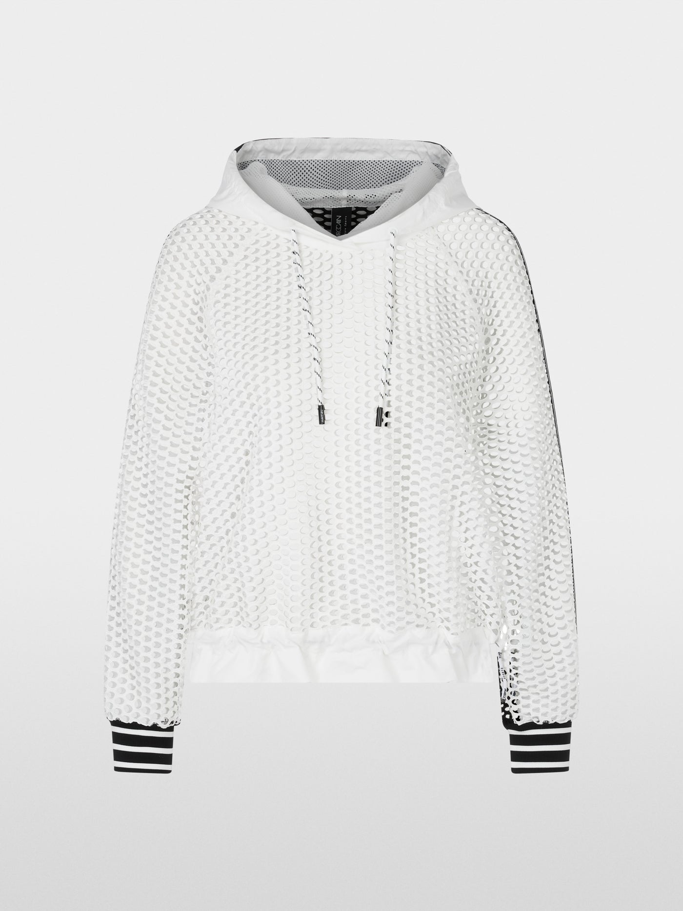 Sporty sweatshirt in mesh