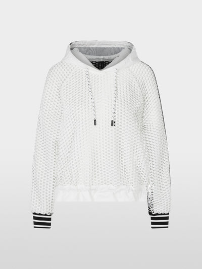 Sporty sweatshirt in mesh