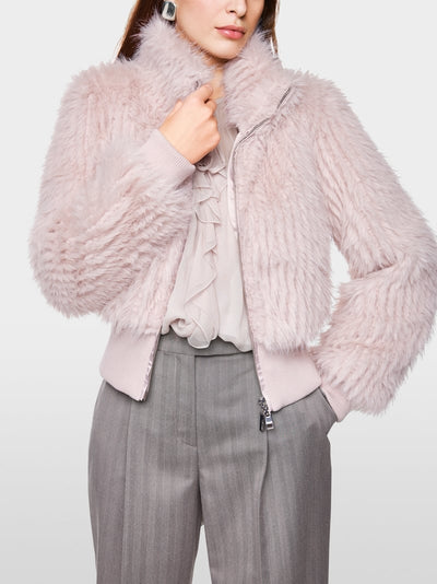 Short faux fur jacket