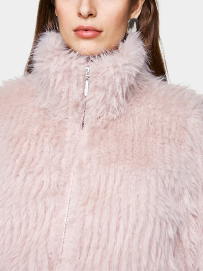 Short faux fur jacket