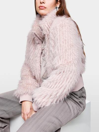 Short faux fur jacket