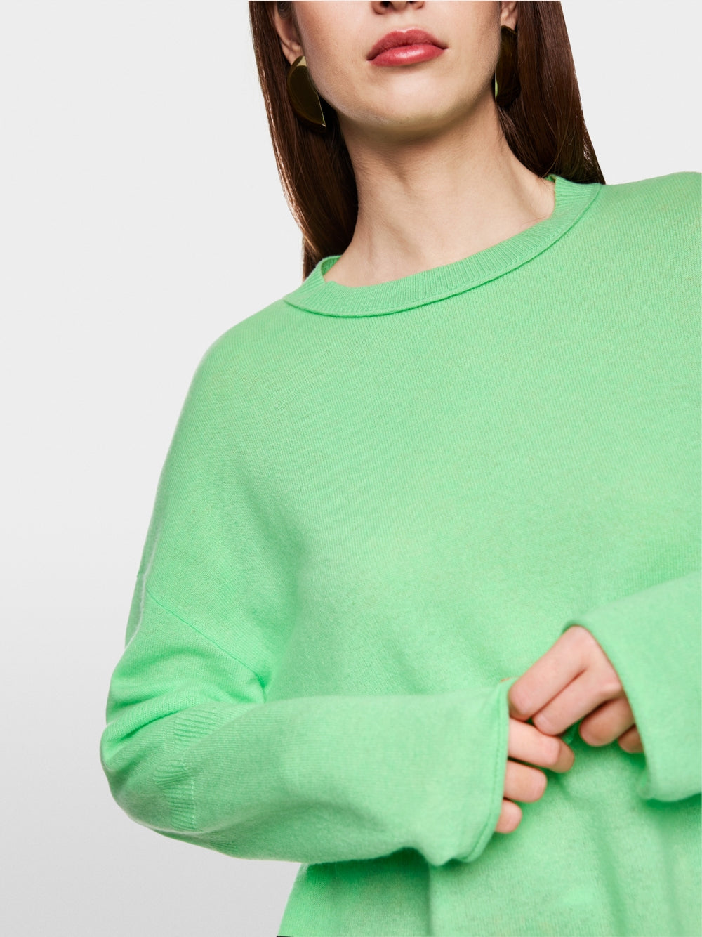 Oversized 100% cashmere jumper