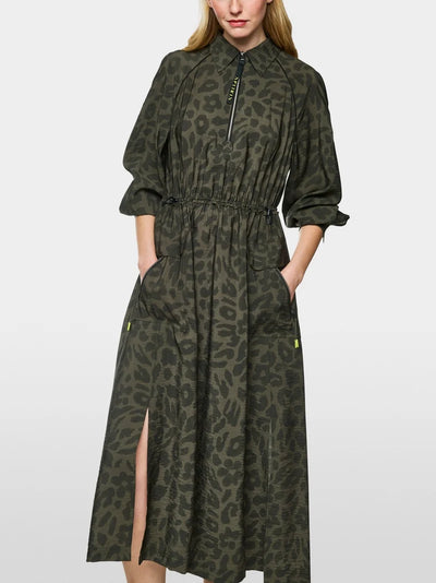 Leopard print maxi dress
