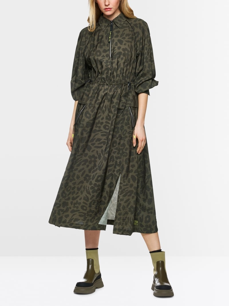 Leopard print maxi dress