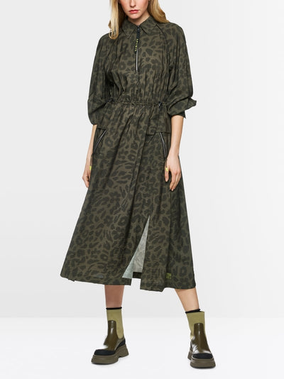 Leopard print maxi dress