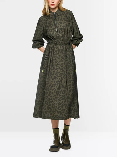 Leopard print maxi dress
