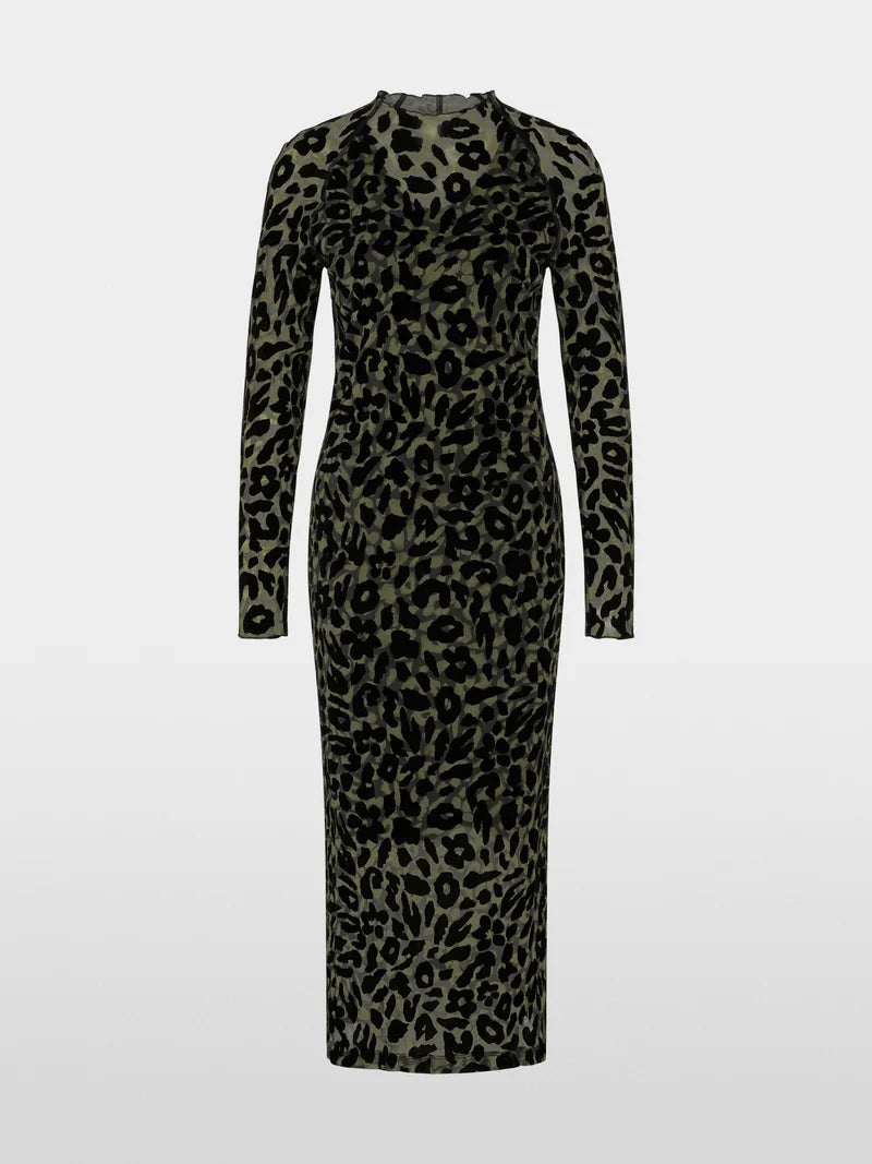 Mesh maxi dress