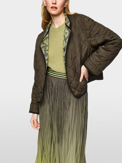 Reversible quilted jacket