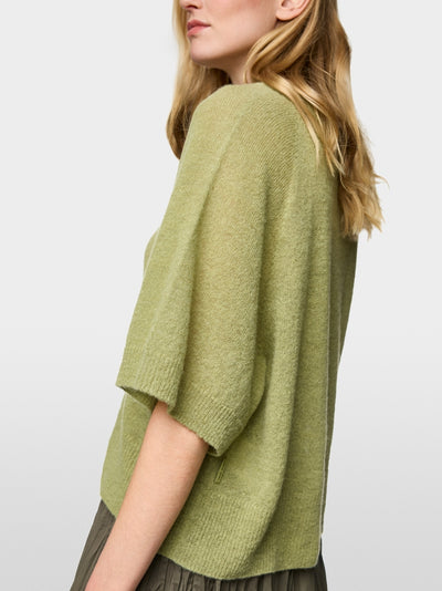 Lightweight alpaca and wool jumper