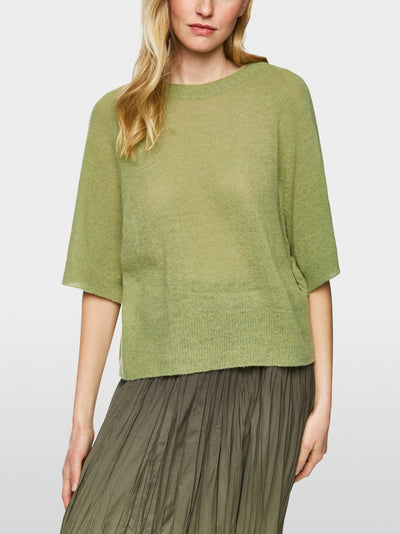 Lightweight alpaca and wool jumper