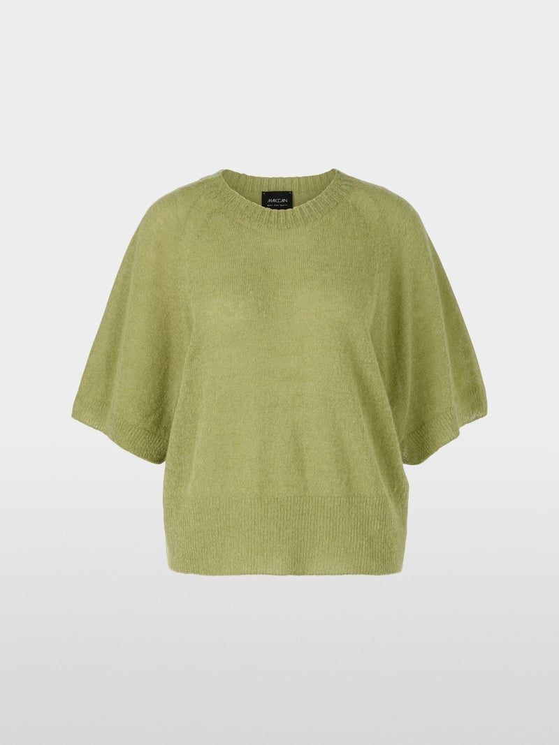 Lightweight alpaca and wool jumper