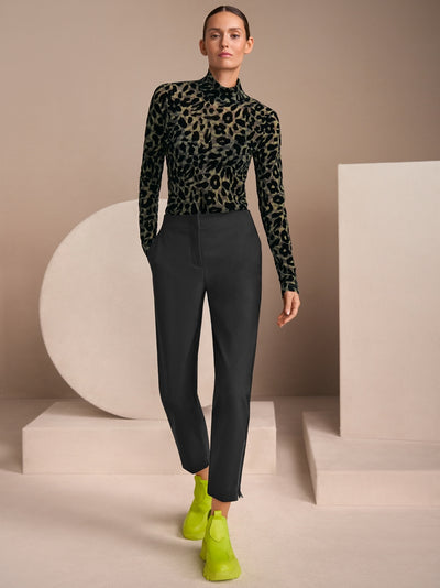 Mesh long sleeve top