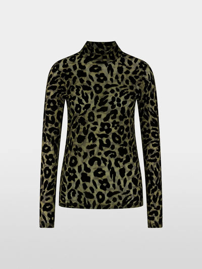 Mesh long sleeve top