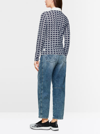 Buttoned polo shirt