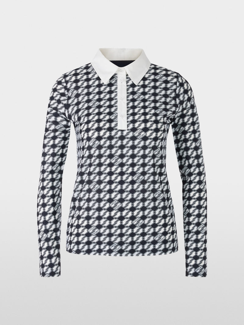 Buttoned polo shirt
