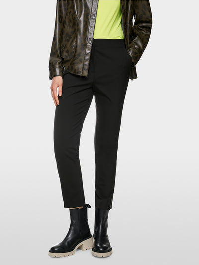 Techno material trousers