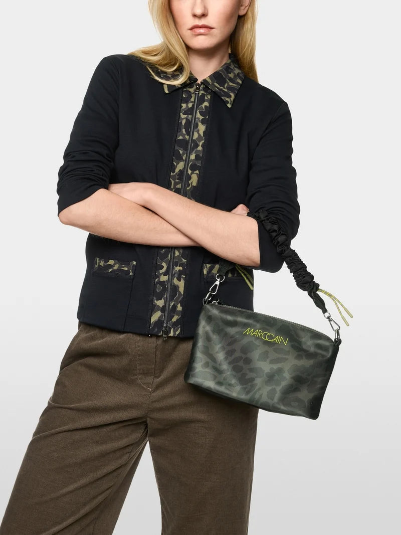 Small leopard print shoulder bag