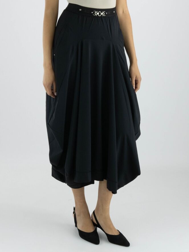 Pull on "MELODIC" skirt with decorative belt